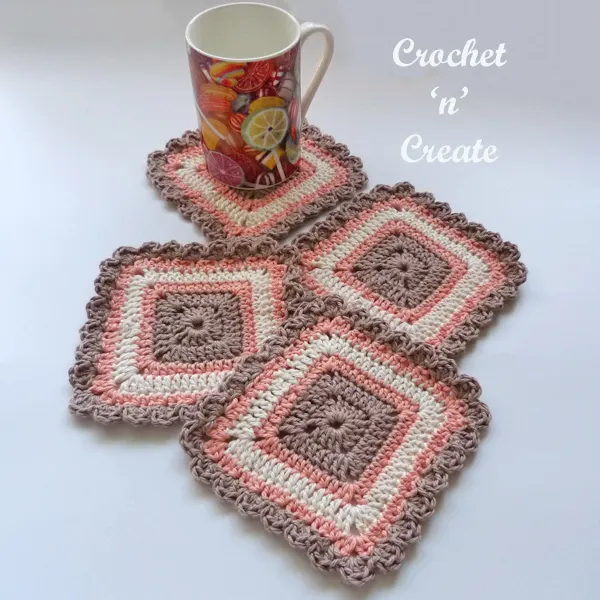 crochet coaster