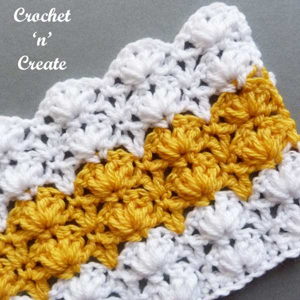 textured puff stitch