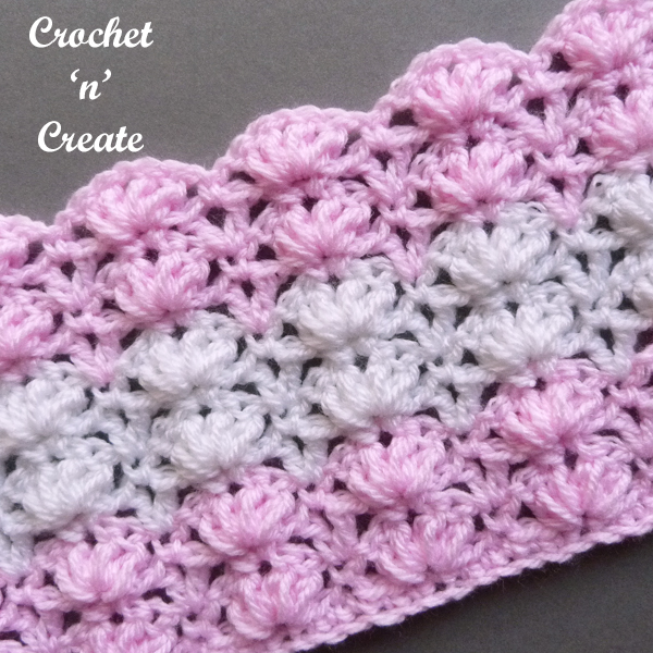 puff shell stitch