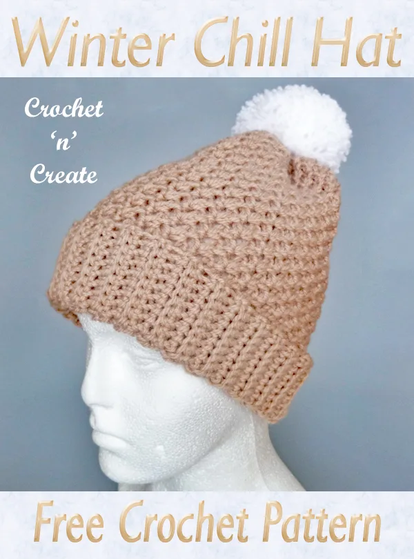 crochet winter chill hat