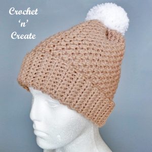 Crochet Winter Chill Hat - Free Pattern on Crochet 'n' Create