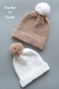 Crochet Winter Chill Hat - Free Pattern on Crochet 'n' Create