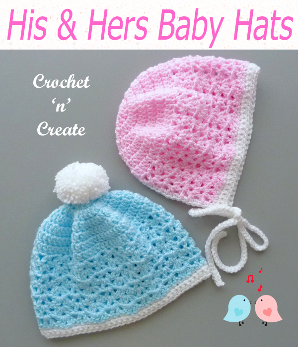 his and hers baby hats