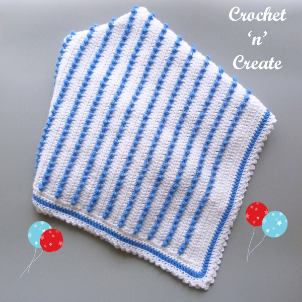 crochet baby crib blanket