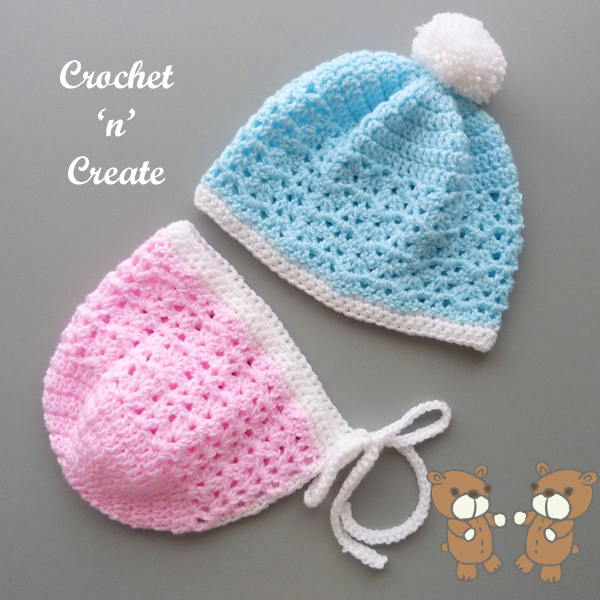 crochet bonnet-beanie