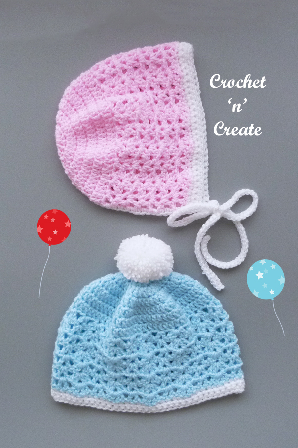 his-hers baby hats