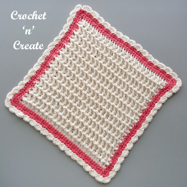 crochet multi use dishcloth