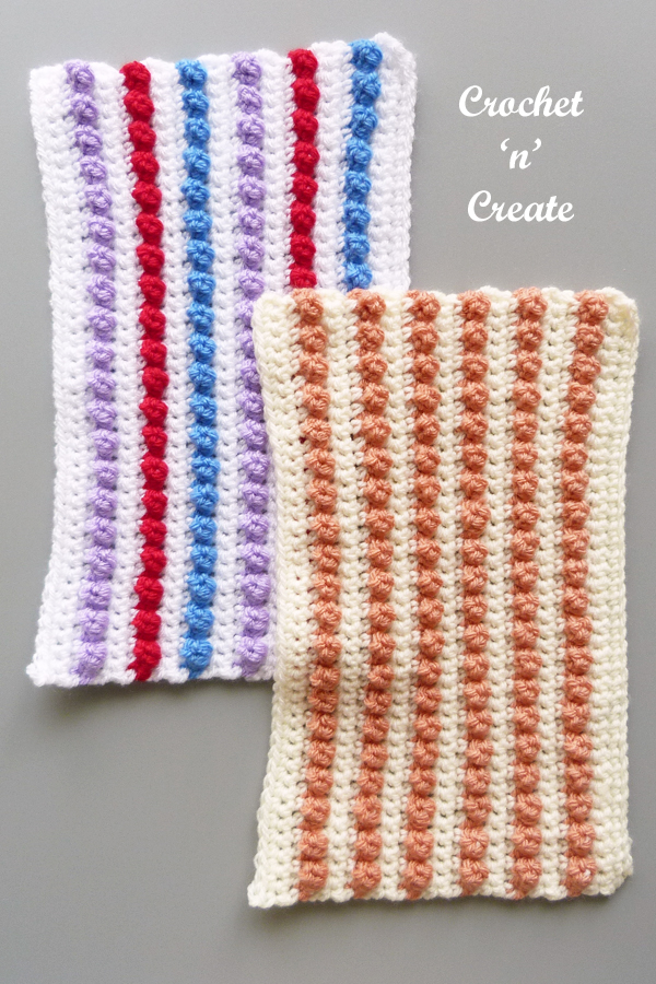 tiny popcorn crochet stitch