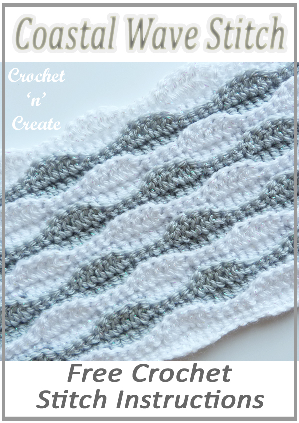 coastal wave stitch tutorial