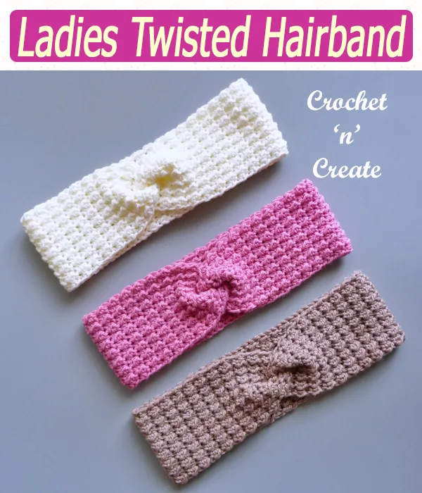 ladies twisted hairband