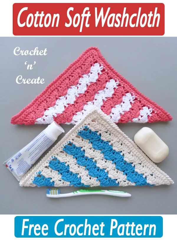 crochet cotton soft washcloth