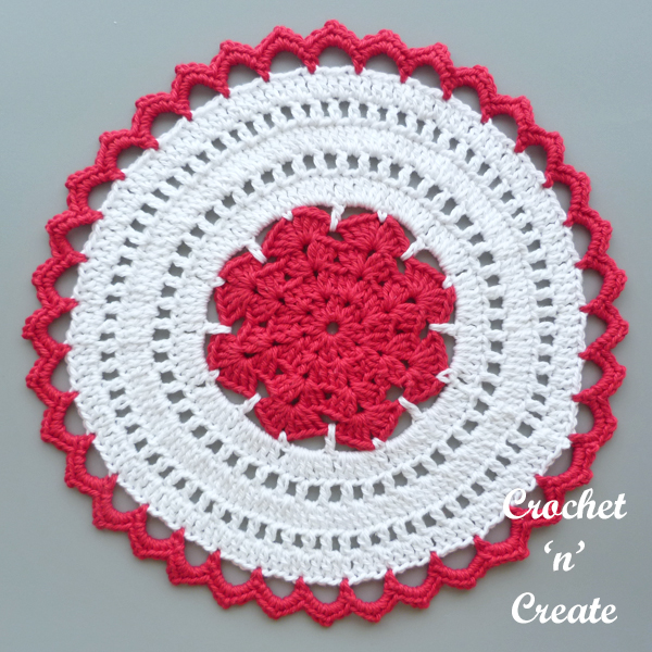 free crochet doily pattern