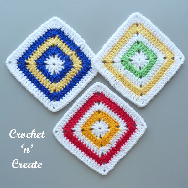 so simple crochet square