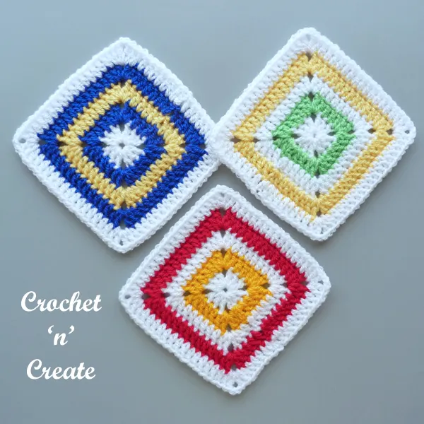 so simple crochet square