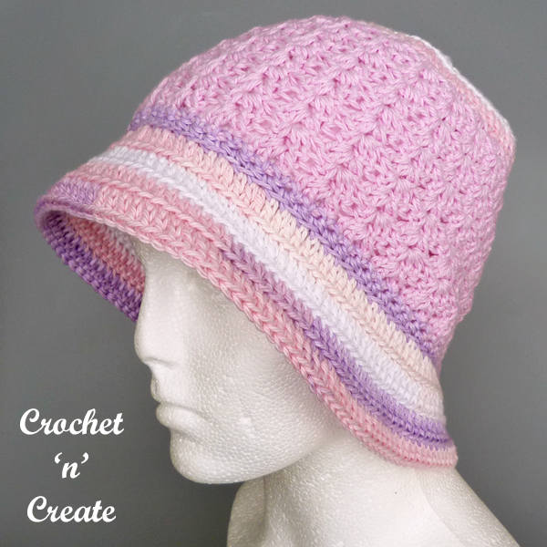 crochet summer sunshine hat