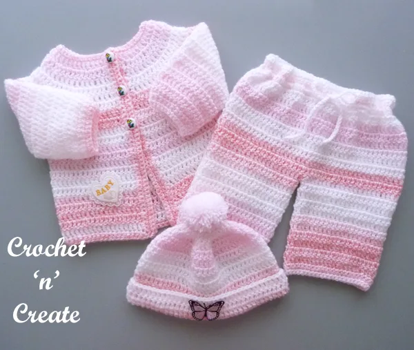 free crochet easy baby collection