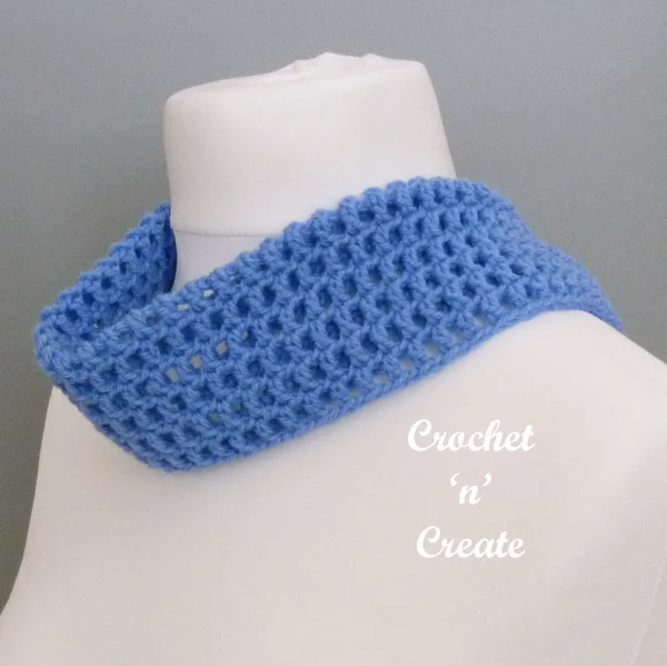 Free crochet cowl pattern