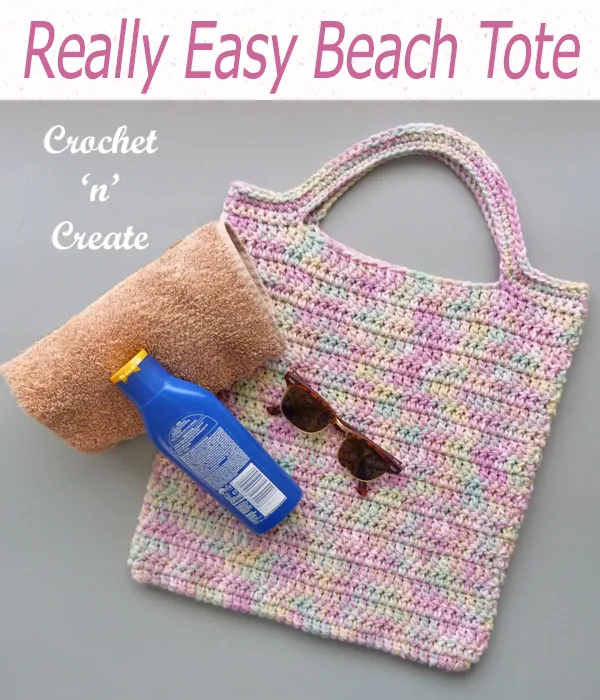 really easy beach tote