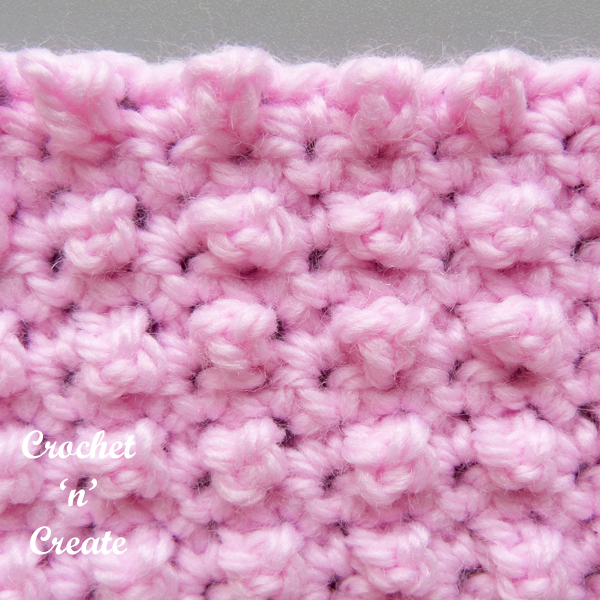 crochet granule stitch tutorial