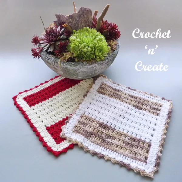 picot peaks plant-pot mat