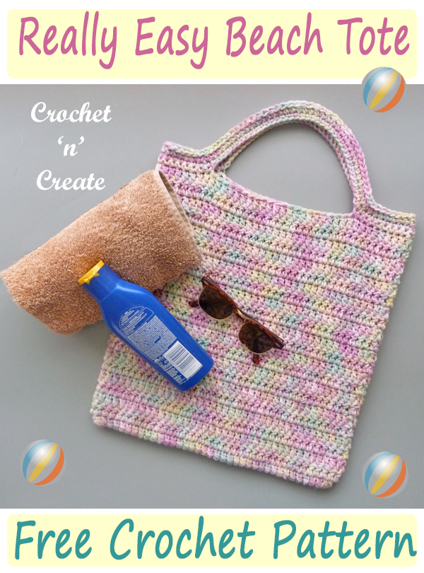 really easy beach tote