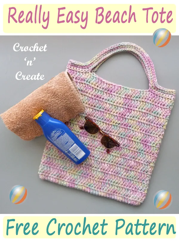 really easy beach tote