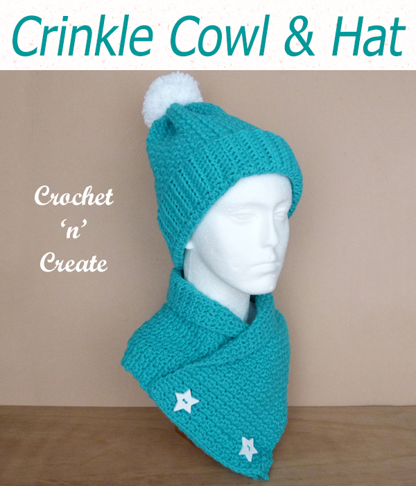 crinkle cowl and hat