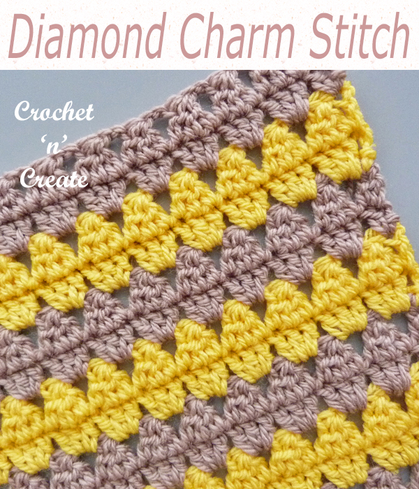 diamond charm stitch