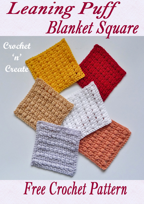 leaning puff blanket square