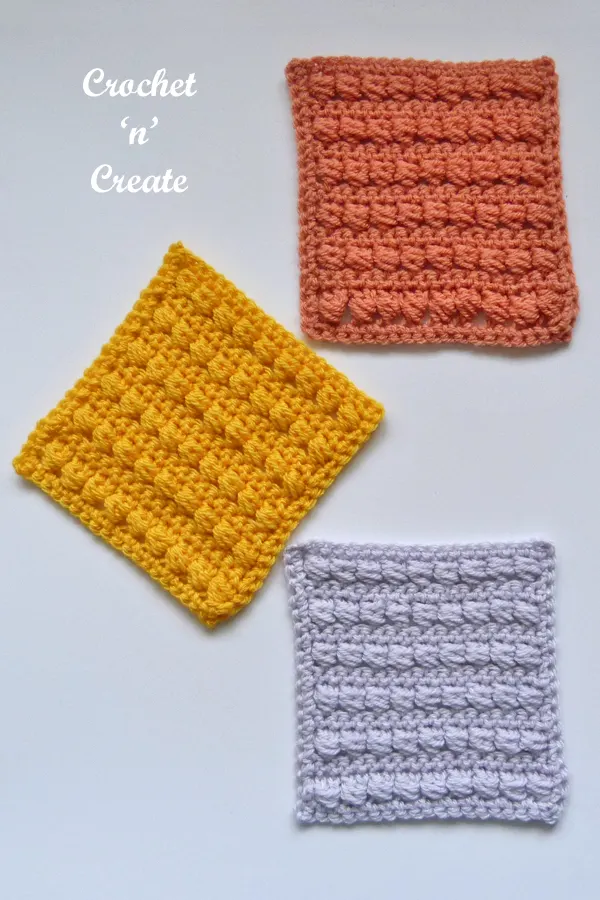 leaning puff blanket square