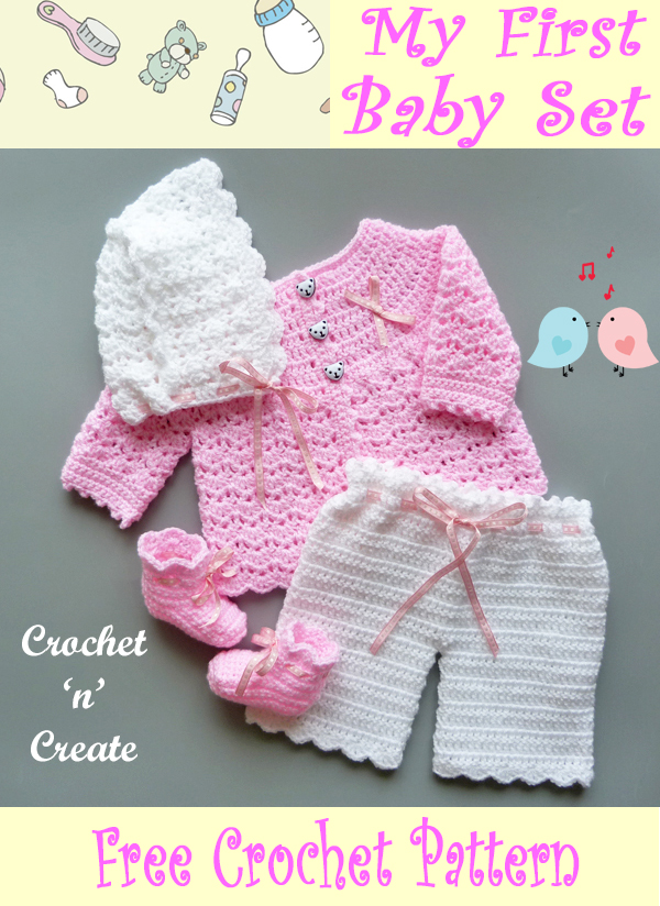 crochet baby outfit pattern