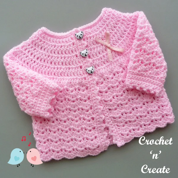 free baby crochet coat pattern