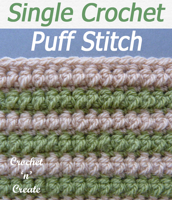 Single crochet puff stitch