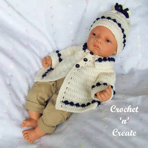 crochet baby set