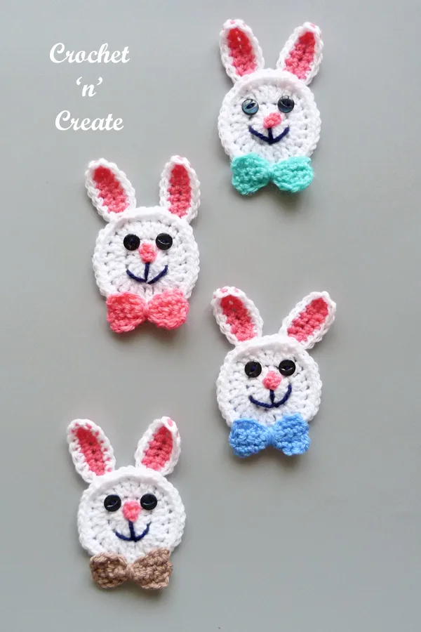 rabbit face applique