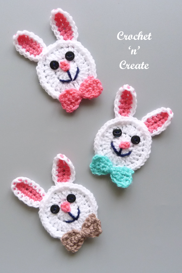 rabbit face applique