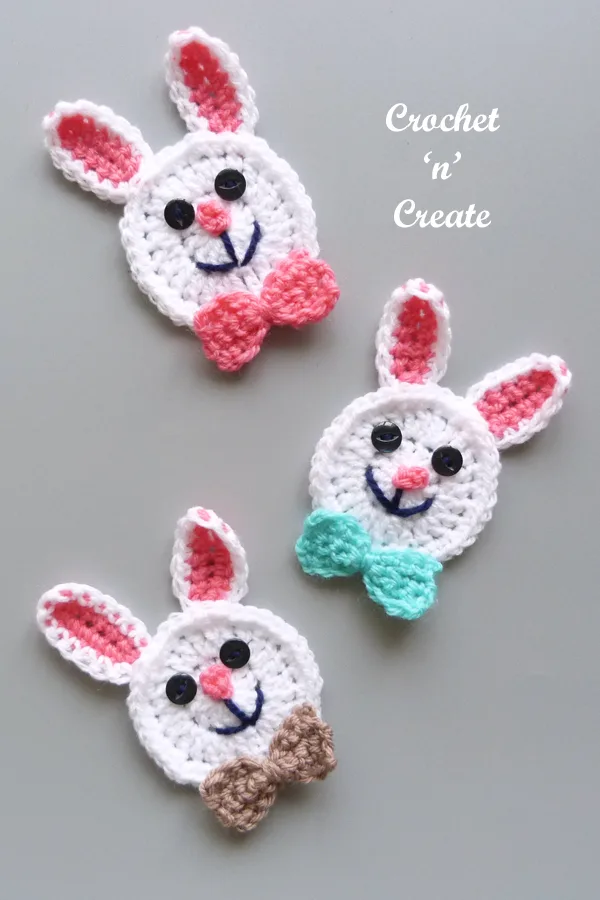 rabbit face applique