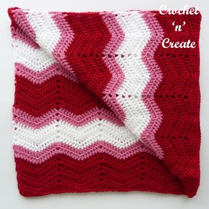 Crochet Zig Zag Lapghan - Free crochet Pattern on Crochet 'n' Create