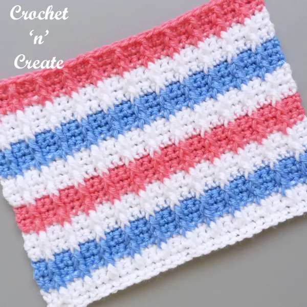 crochet bar stitch tutorial