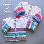 Bobble In-between Baby Cardigan - Free Crochet Pattern on Crochet 'n ...