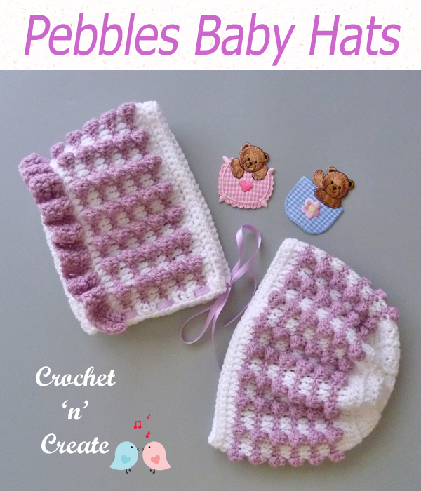 pebbles baby hats