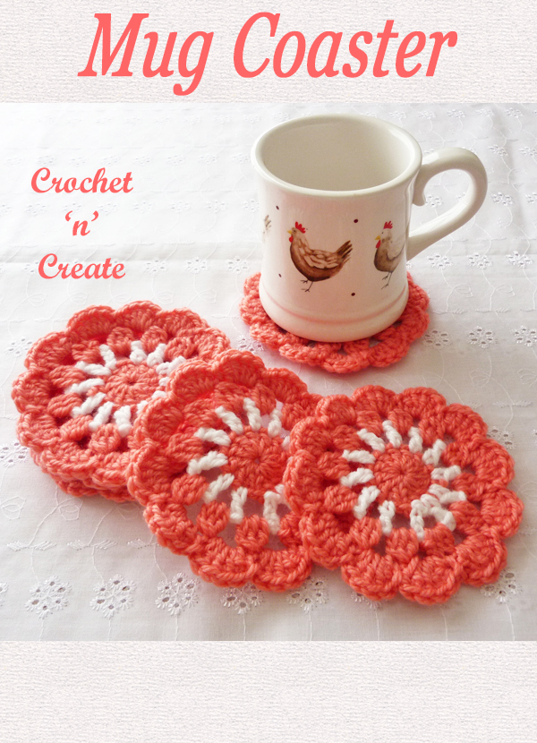 mug coaster crochet pattern