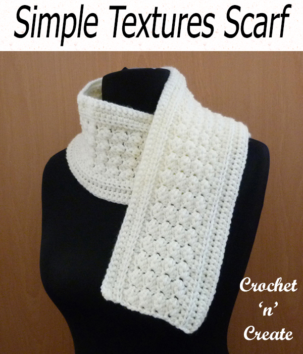 simple textures scarf