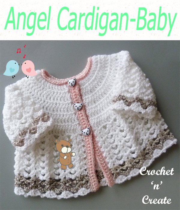 angel baby cardigan