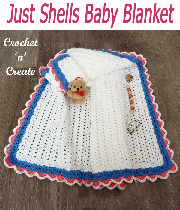 just shells baby blanket