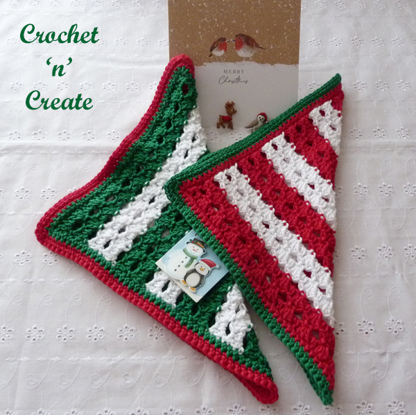 christmas dishcloth crochet pattern