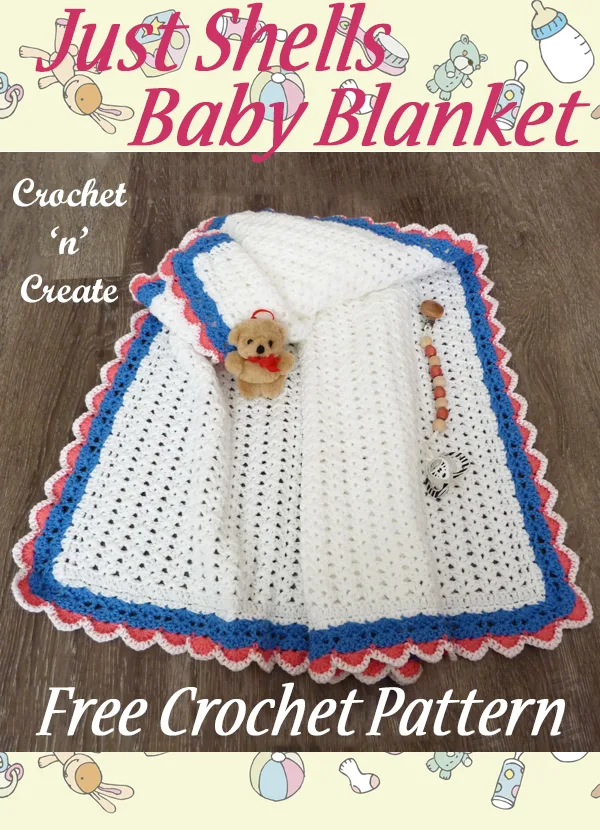 Just Shells Baby Blanket