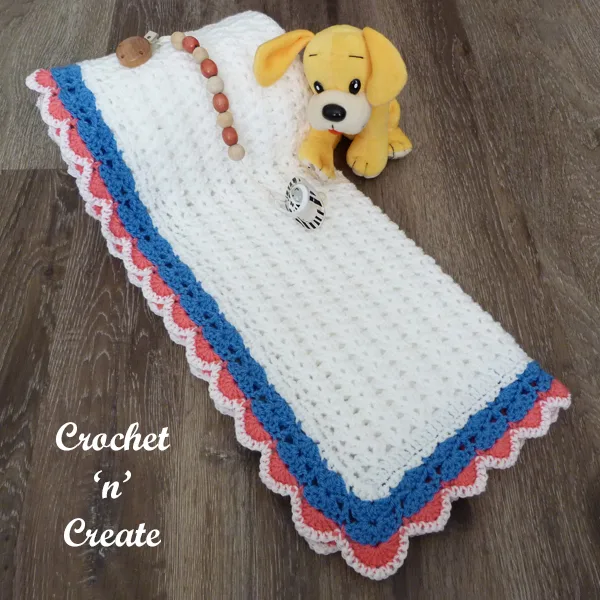 Just Shells Baby Blanket