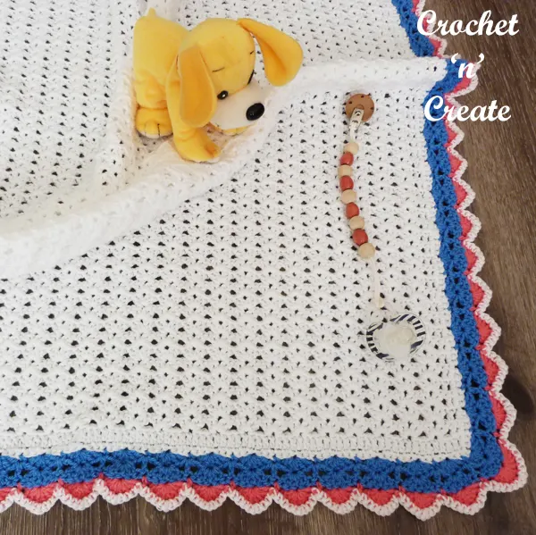 Just Shells Baby Blanket