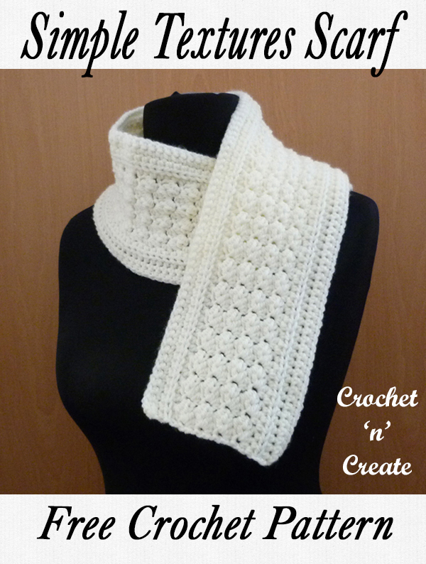 simple textures scarf pattern